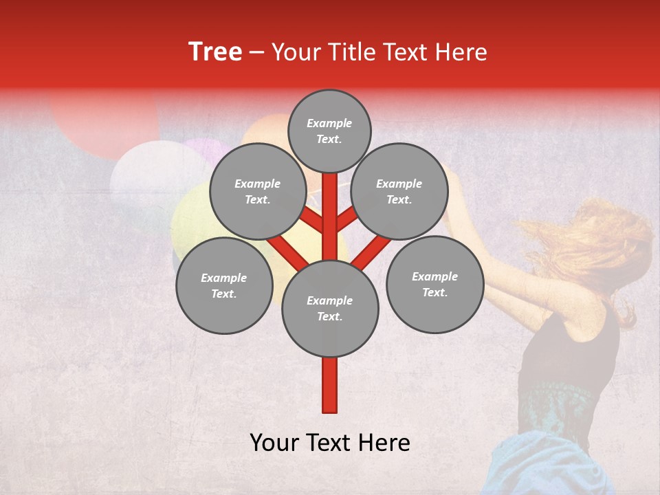 Smiling Wind Play PowerPoint Template