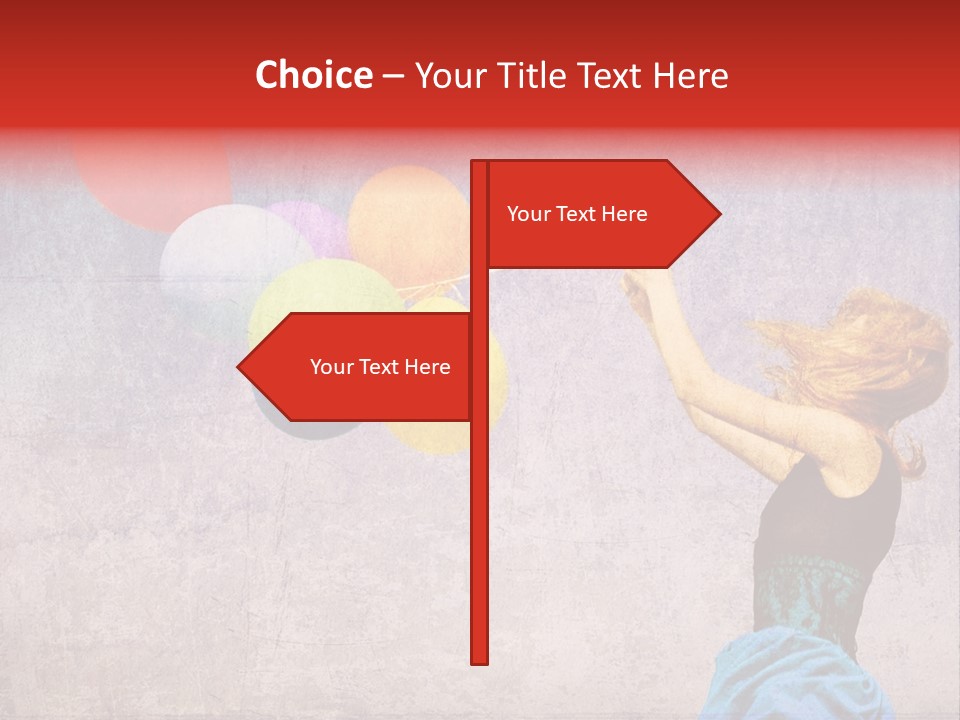 Smiling Wind Play PowerPoint Template