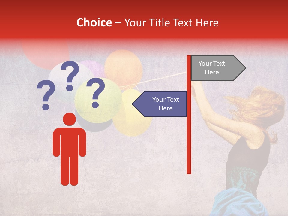 Smiling Wind Play PowerPoint Template