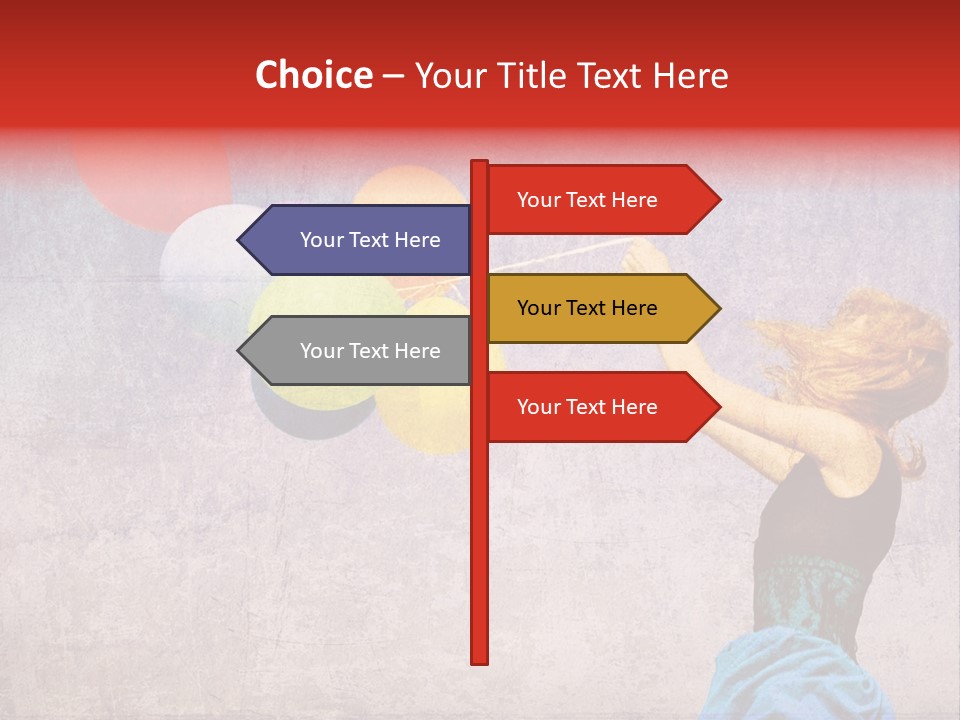 Smiling Wind Play PowerPoint Template