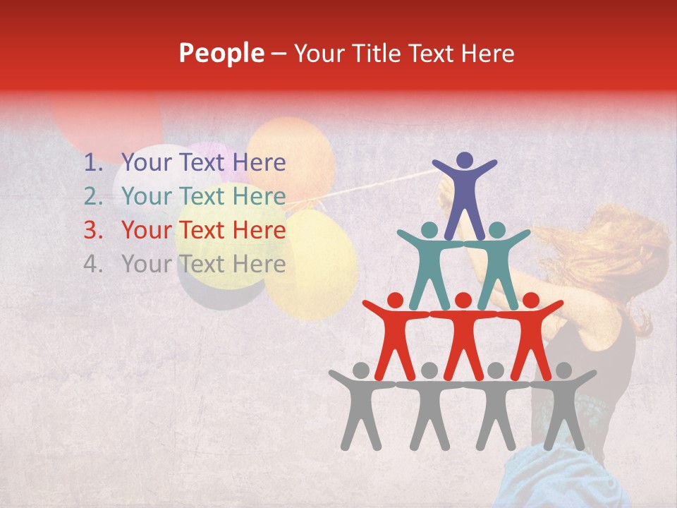 Smiling Wind Play PowerPoint Template