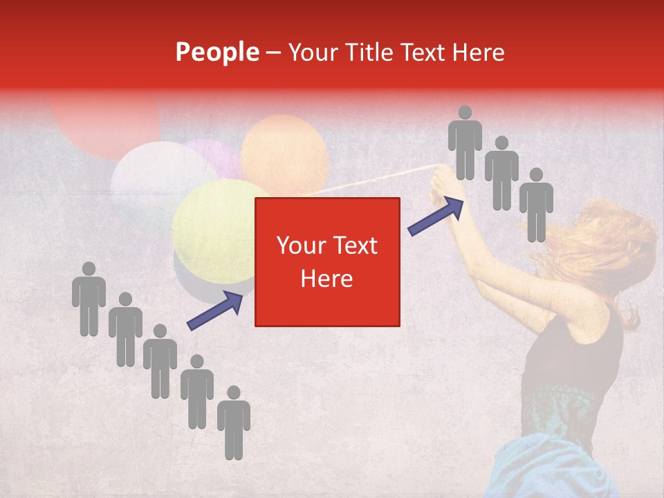 Smiling Wind Play PowerPoint Template