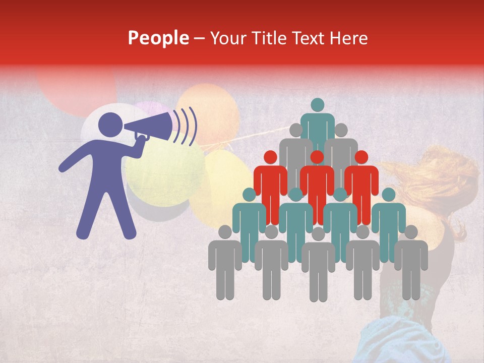 Smiling Wind Play PowerPoint Template