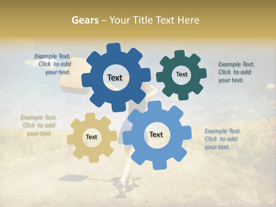 Way Redhead Free PowerPoint Template