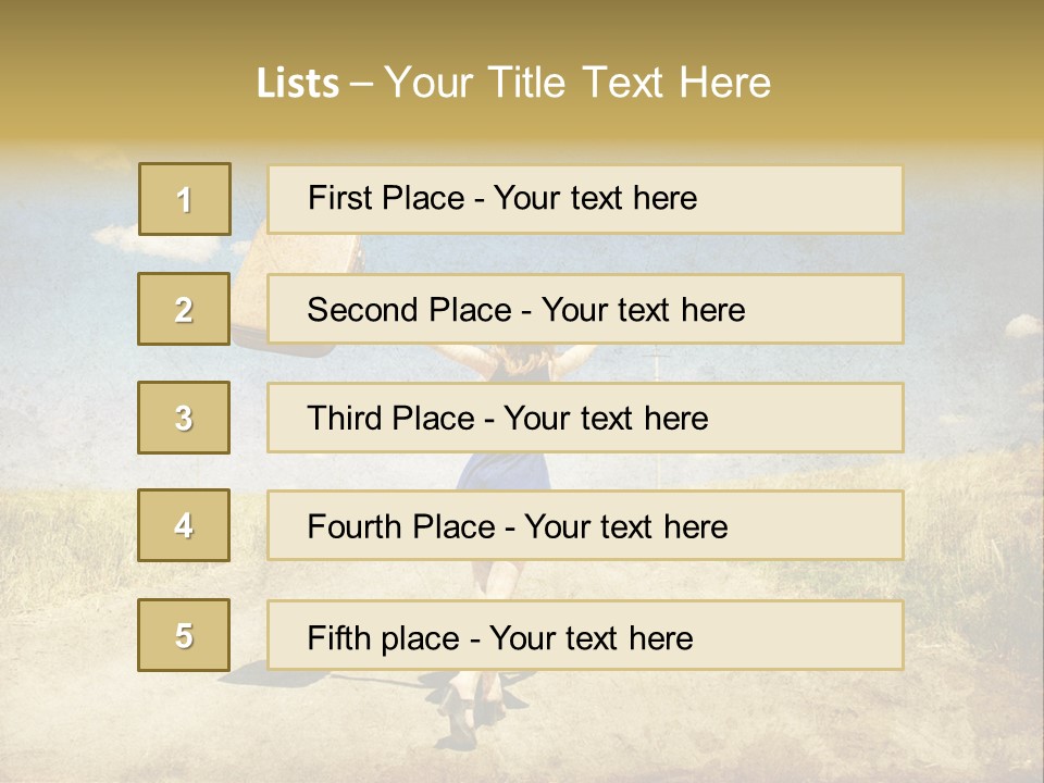 Way Redhead Free PowerPoint Template