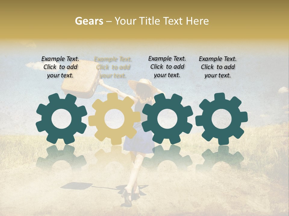 Way Redhead Free PowerPoint Template