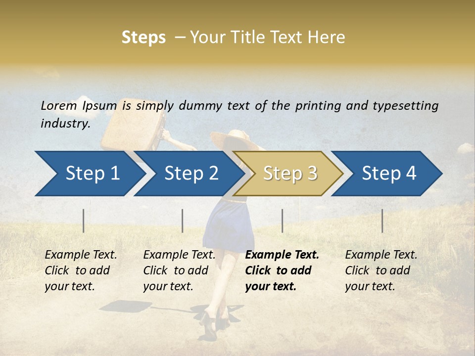 Way Redhead Free PowerPoint Template