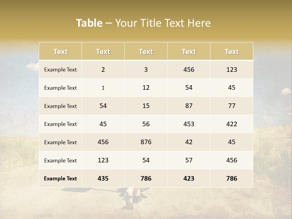 Way Redhead Free PowerPoint Template