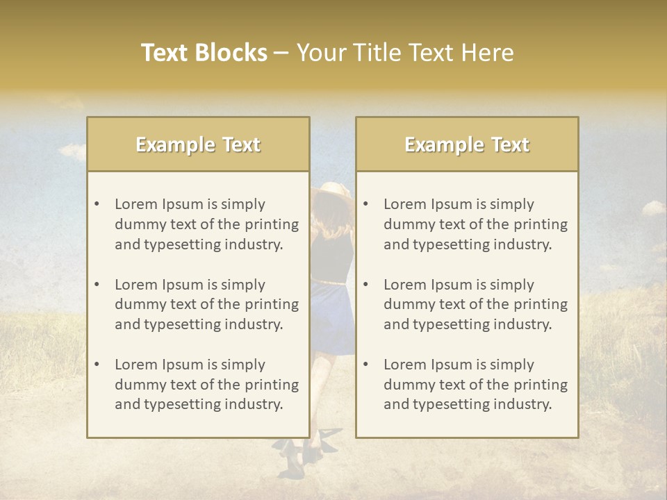 Way Redhead Free PowerPoint Template