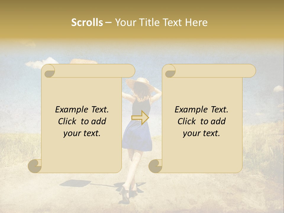 Way Redhead Free PowerPoint Template