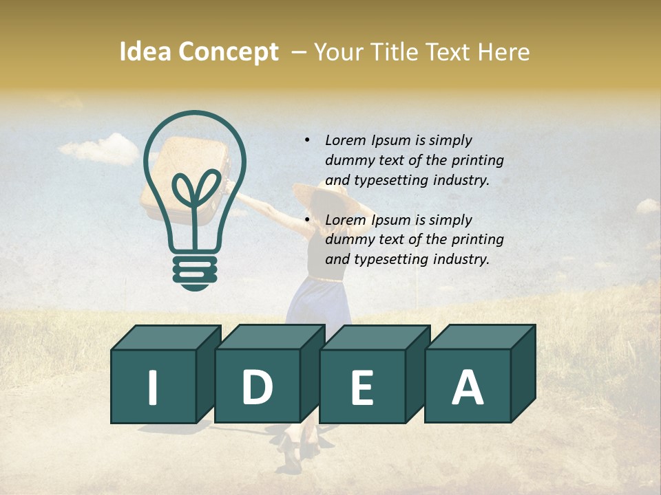 Way Redhead Free PowerPoint Template