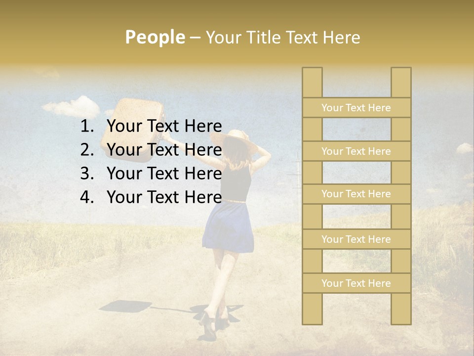 Way Redhead Free PowerPoint Template