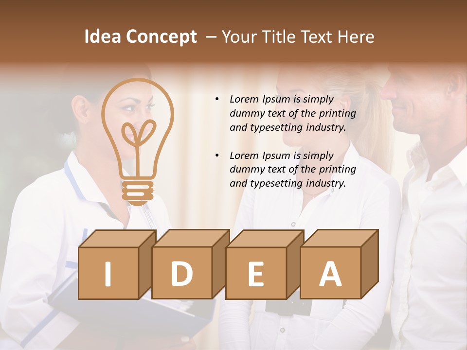 Worker Medicine Work PowerPoint Template