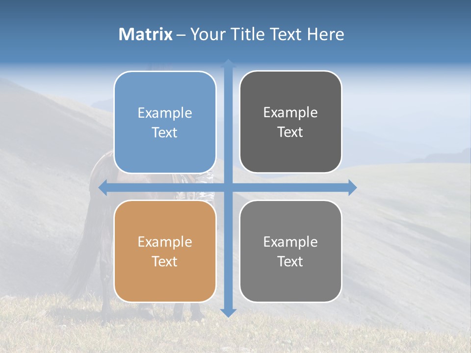 Russia Girl Wild PowerPoint Template