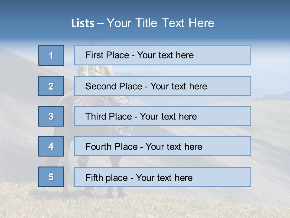 Russia Girl Wild PowerPoint Template