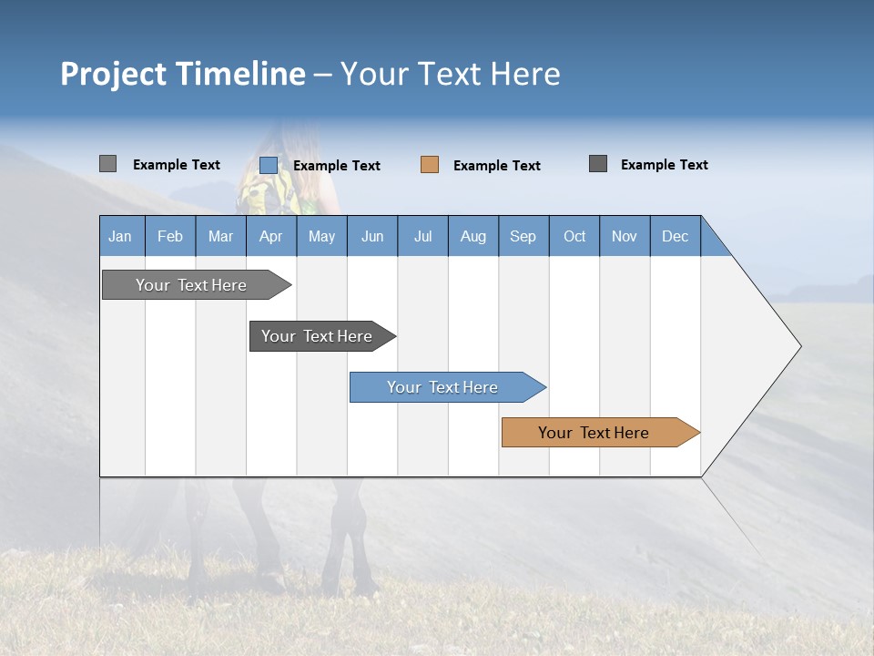 Russia Girl Wild PowerPoint Template