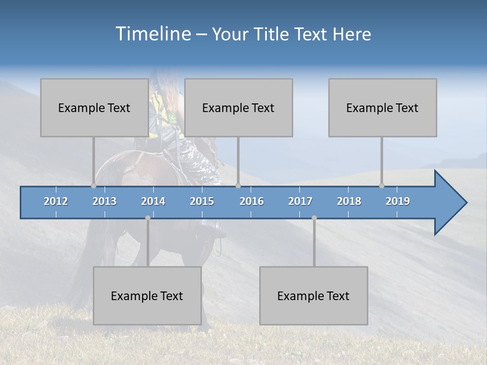 Russia Girl Wild PowerPoint Template