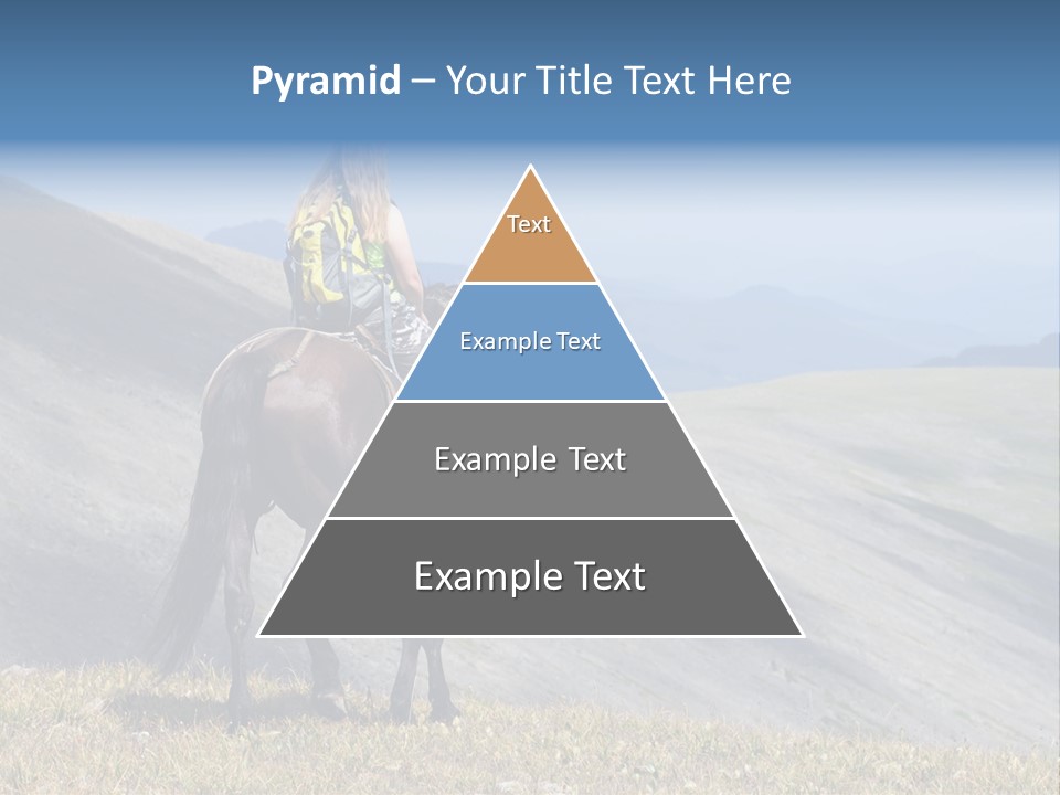 Russia Girl Wild PowerPoint Template