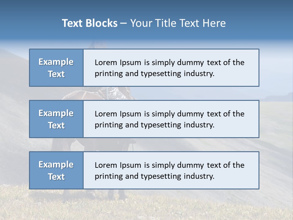 Russia Girl Wild PowerPoint Template