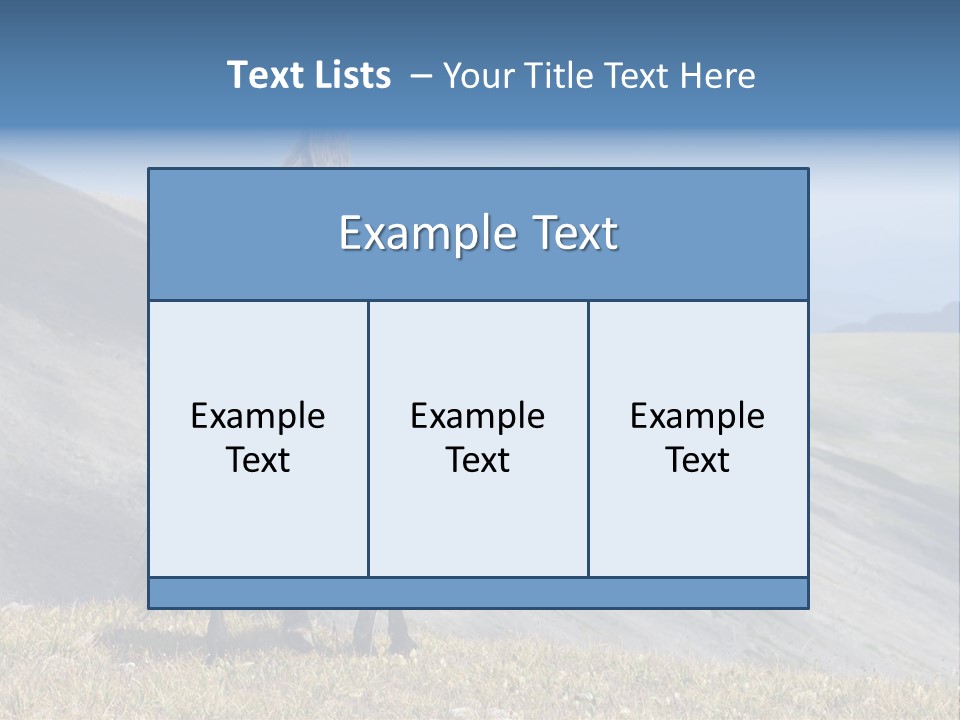 Russia Girl Wild PowerPoint Template
