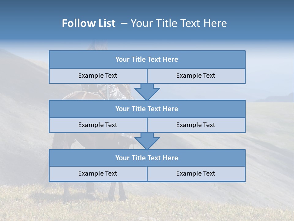 Russia Girl Wild PowerPoint Template