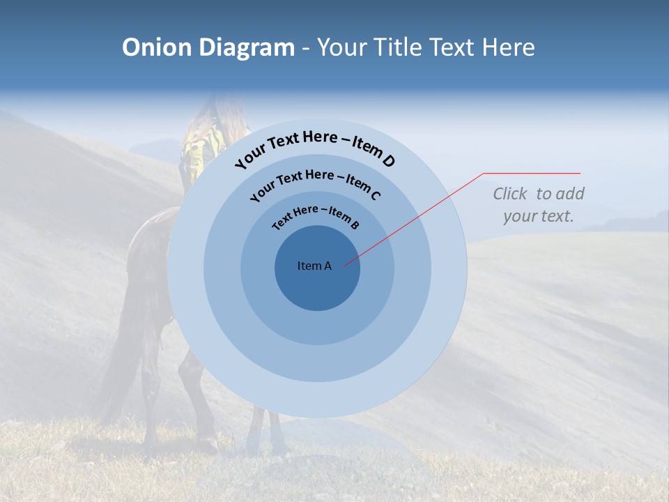 Russia Girl Wild PowerPoint Template