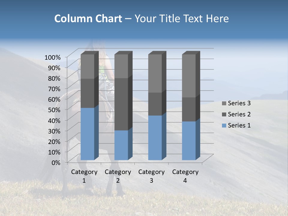 Russia Girl Wild PowerPoint Template