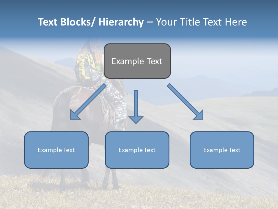 Russia Girl Wild PowerPoint Template