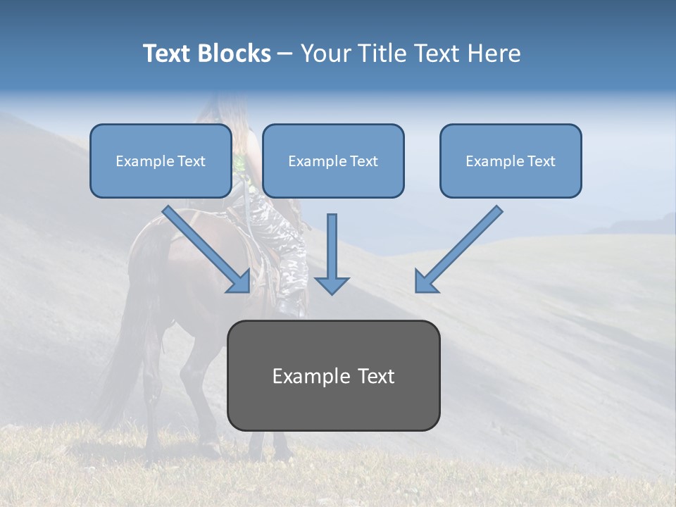 Russia Girl Wild PowerPoint Template