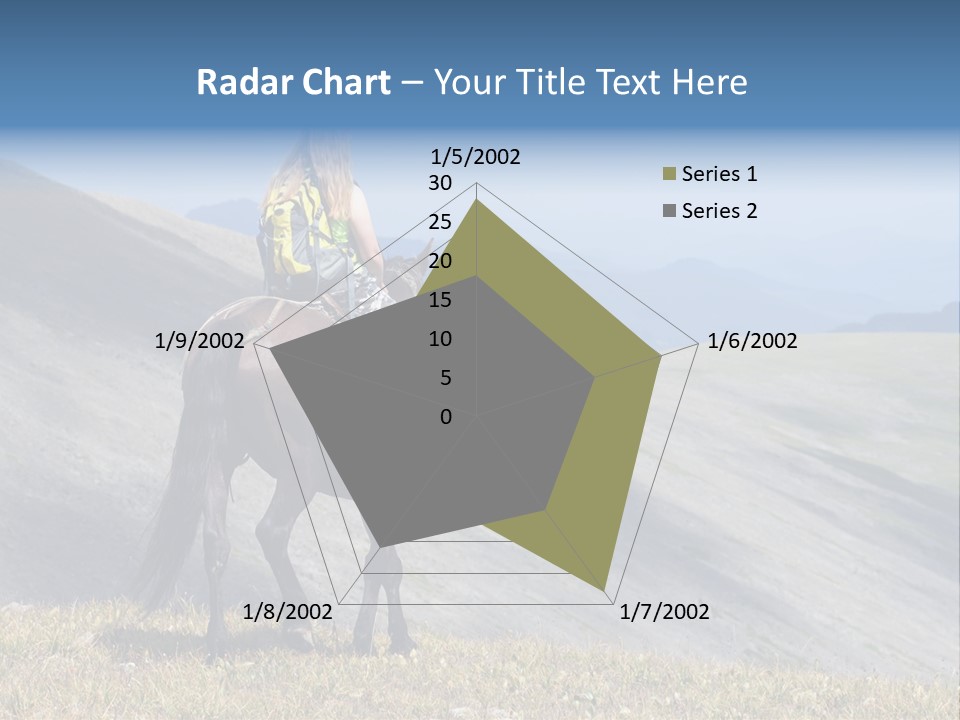 Russia Girl Wild PowerPoint Template