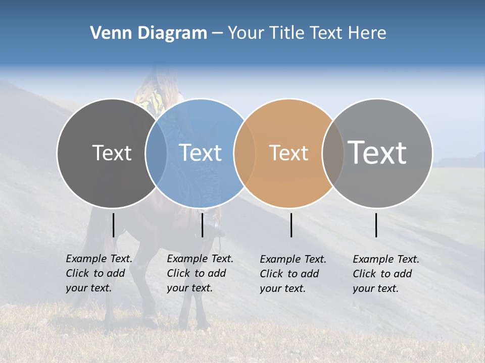 Russia Girl Wild PowerPoint Template