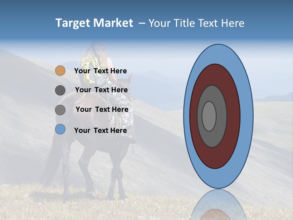 Russia Girl Wild PowerPoint Template