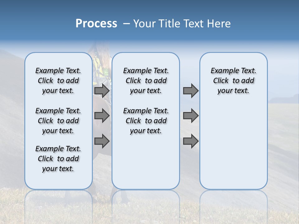 Russia Girl Wild PowerPoint Template