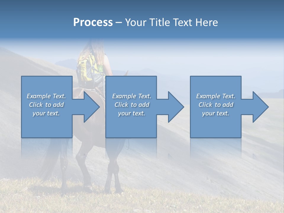 Russia Girl Wild PowerPoint Template