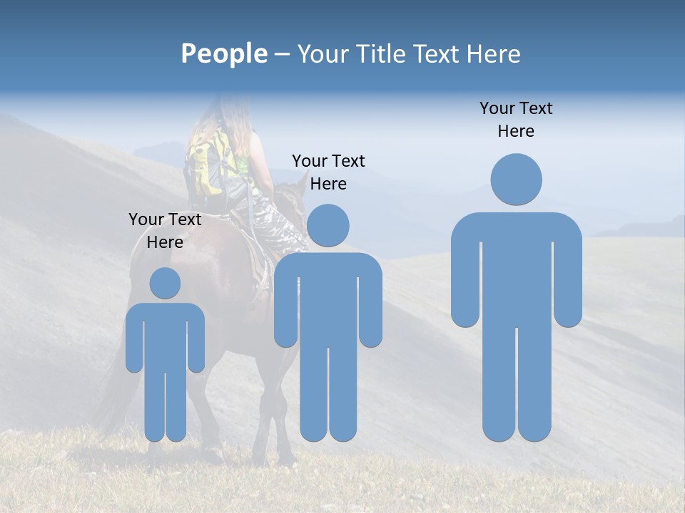 Russia Girl Wild PowerPoint Template