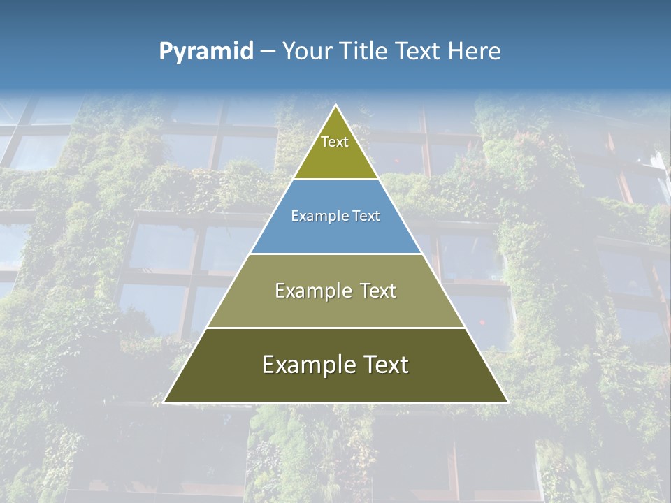 A Building Covered In Lots Of Green Plants PowerPoint Template