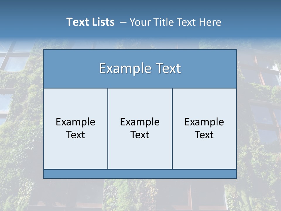 A Building Covered In Lots Of Green Plants PowerPoint Template