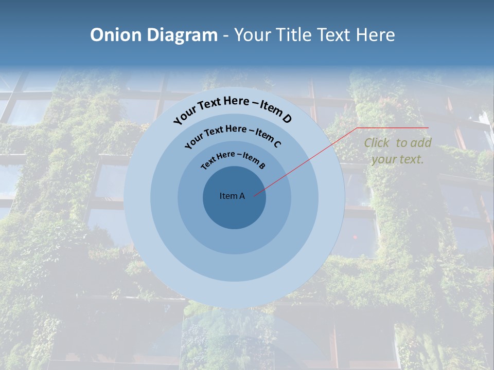 A Building Covered In Lots Of Green Plants PowerPoint Template
