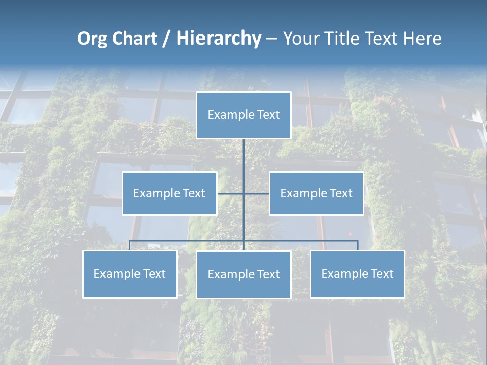 A Building Covered In Lots Of Green Plants PowerPoint Template