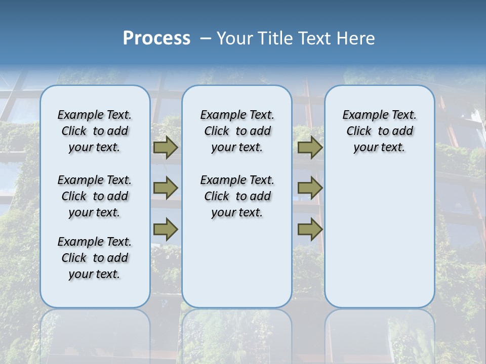 A Building Covered In Lots Of Green Plants PowerPoint Template