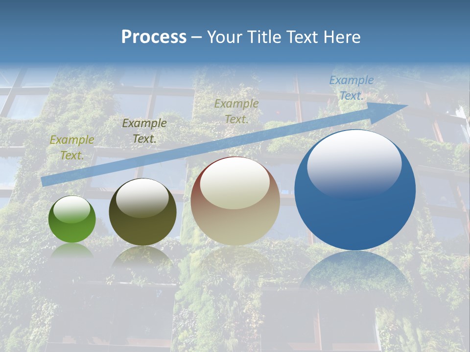 A Building Covered In Lots Of Green Plants PowerPoint Template