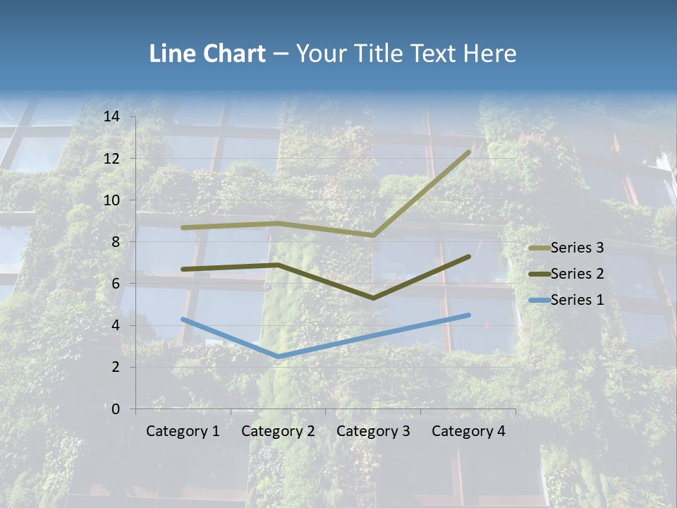 A Building Covered In Lots Of Green Plants PowerPoint Template