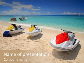 Rich Hot Shore PowerPoint Template