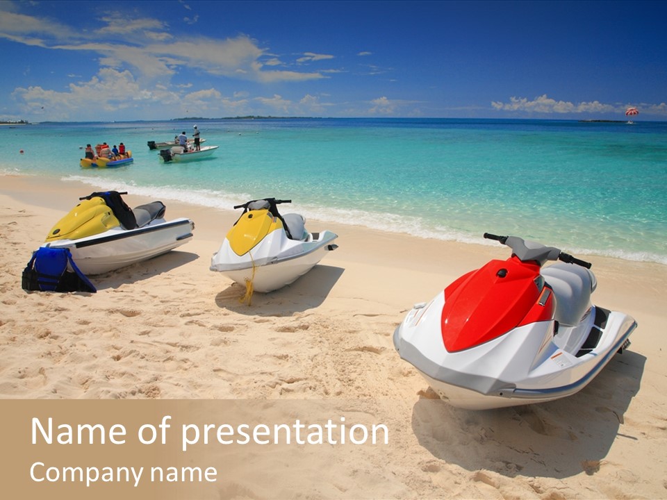 Rich Hot Shore PowerPoint Template