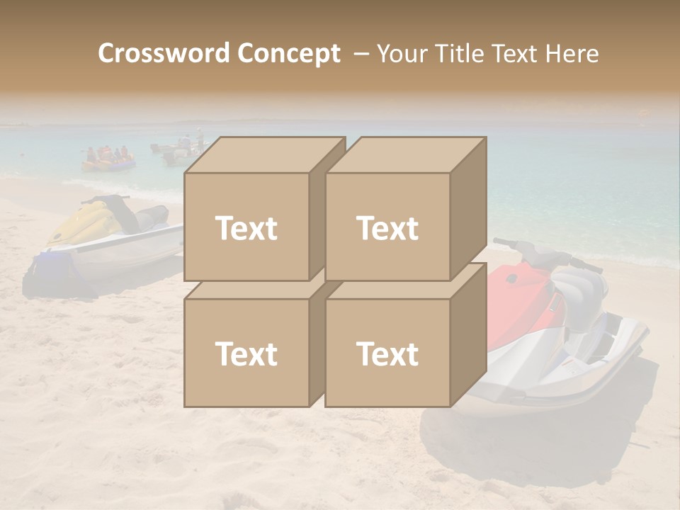 Rich Hot Shore PowerPoint Template