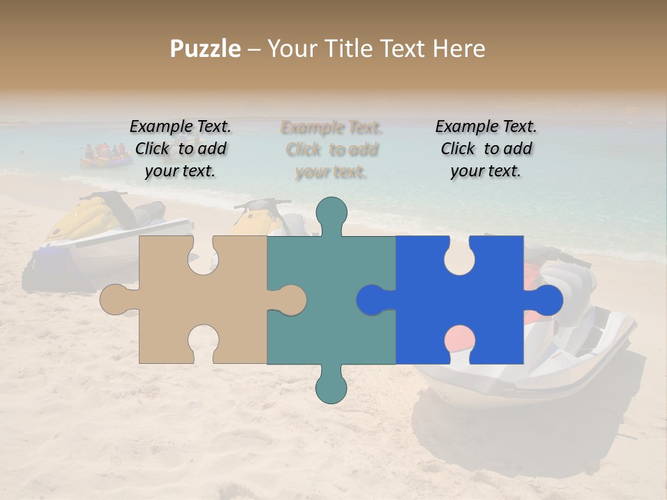 Rich Hot Shore PowerPoint Template