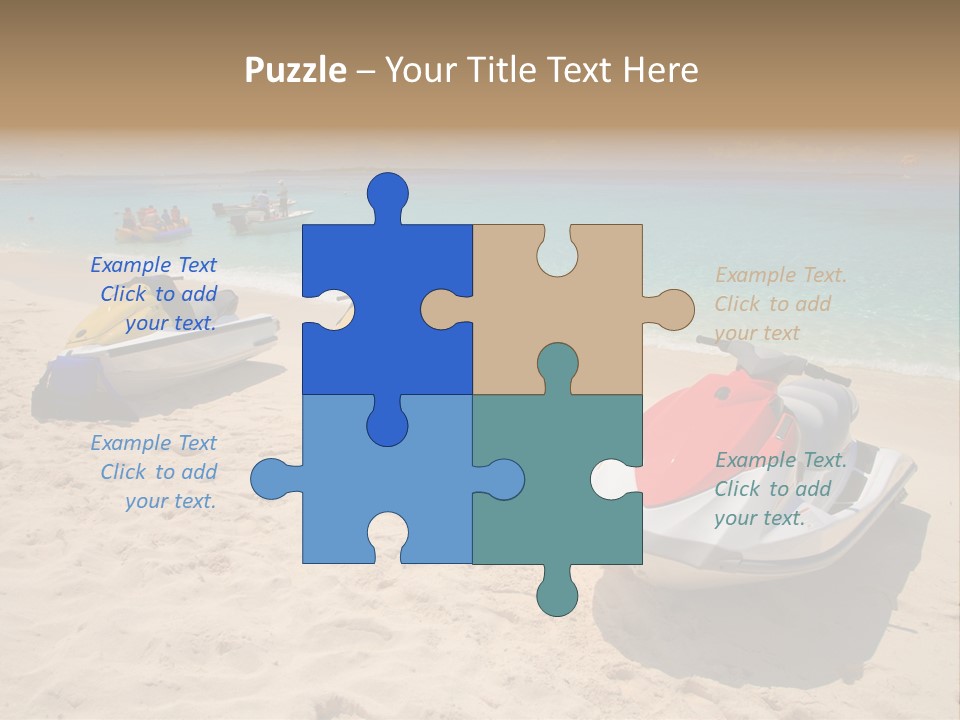 Rich Hot Shore PowerPoint Template