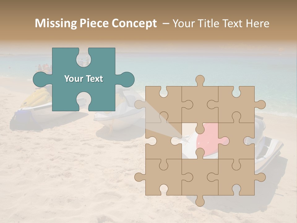 Rich Hot Shore PowerPoint Template