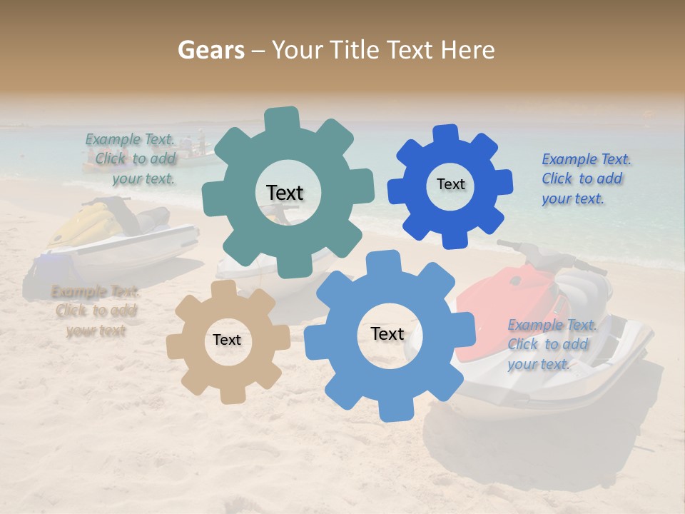 Rich Hot Shore PowerPoint Template