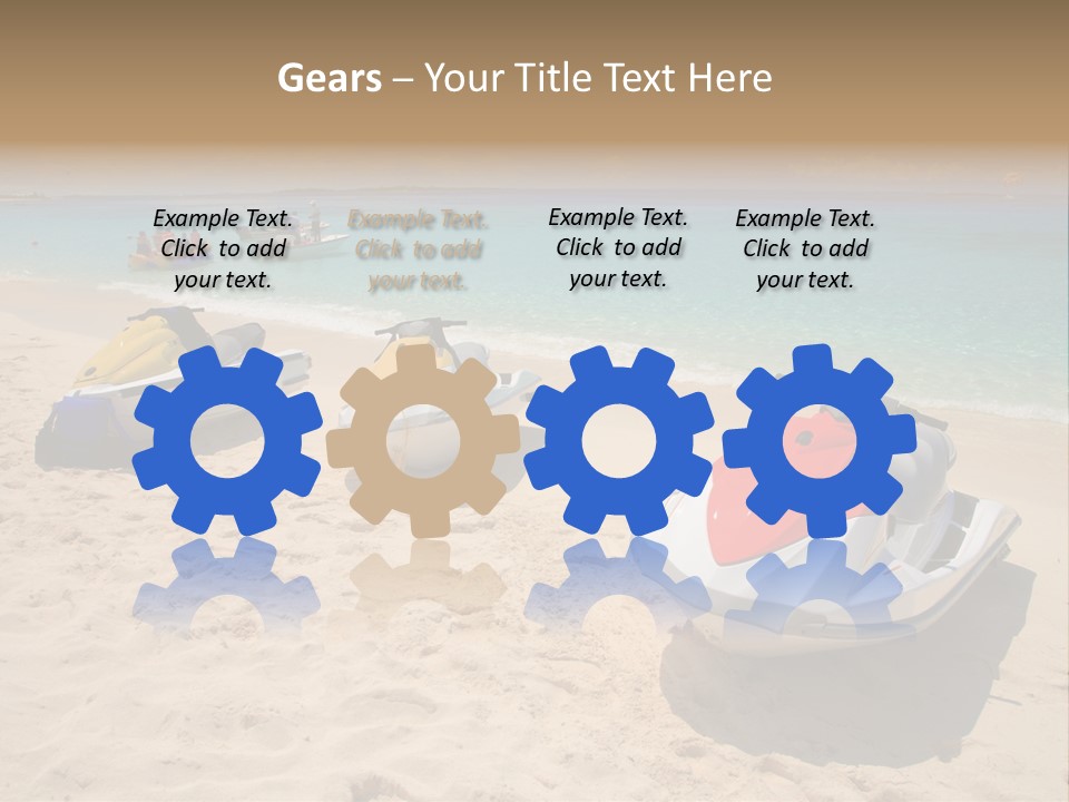 Rich Hot Shore PowerPoint Template